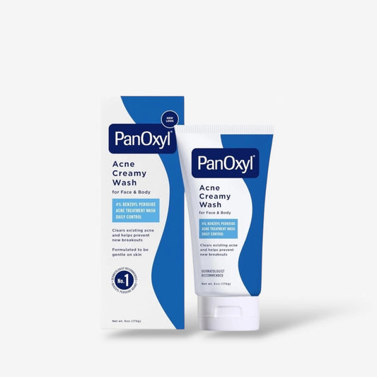 PanOxyl Acne Creamy Wash Benzoyl Peroxide 4% Daily Control 170g (Box Damaged)