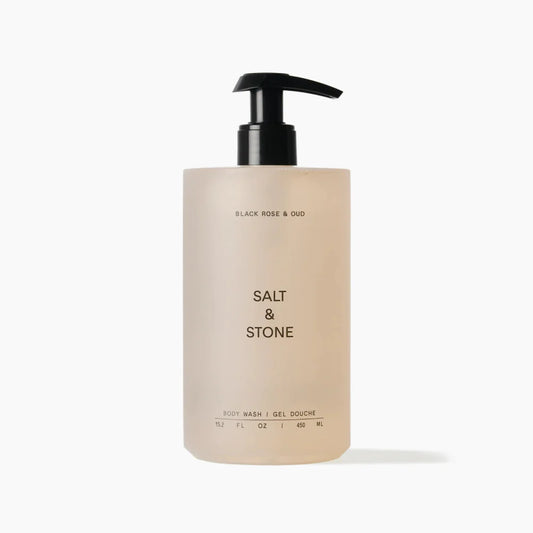 Salt & Stone Body Wash | Saffron & Cedar 450ml