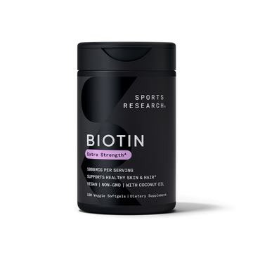 Sports Research Biotin with Organic Coconut Oil