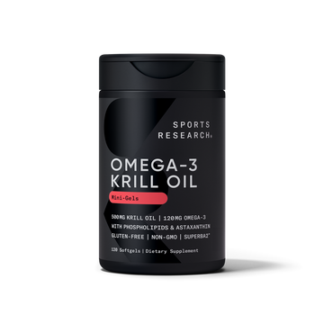 Sports Research Omega-3 Antarctic Krill Oil Softgels