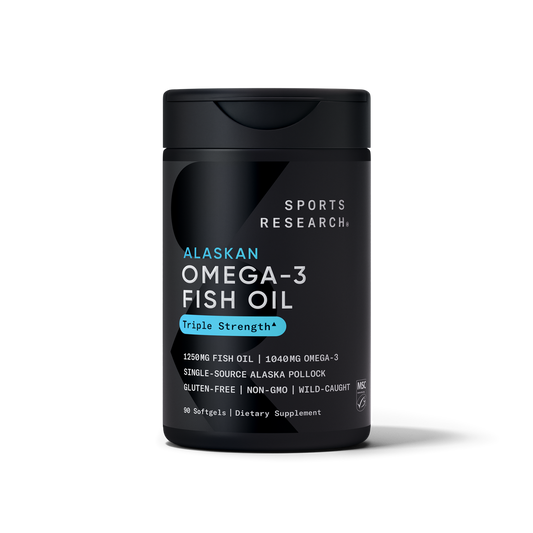 Sports Research Omega-3 Fish Oil from Wild Alaska Pollock